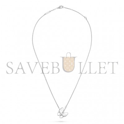 VAN CLEEF ARPELS TWO BUTTERFLY PENDANT VCARO8F100